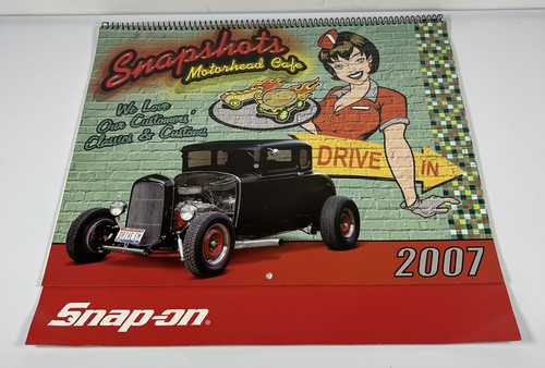 Snap-On Snapshots Calendar Collectible Classic Car Memorabilia 2007 Vintage 