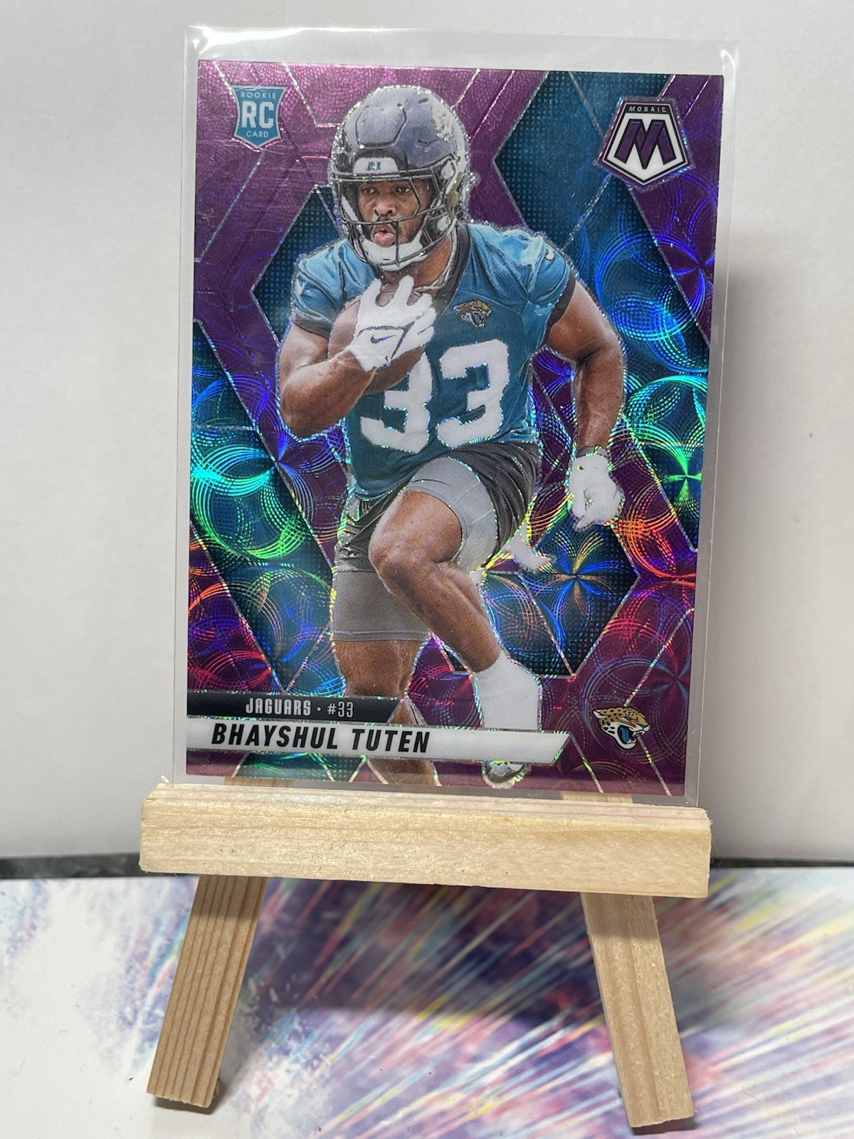 2025 Mosaic Bhayshul Tuten #385 RC PURPLE Scope Prizm Jacksonville Jaguars