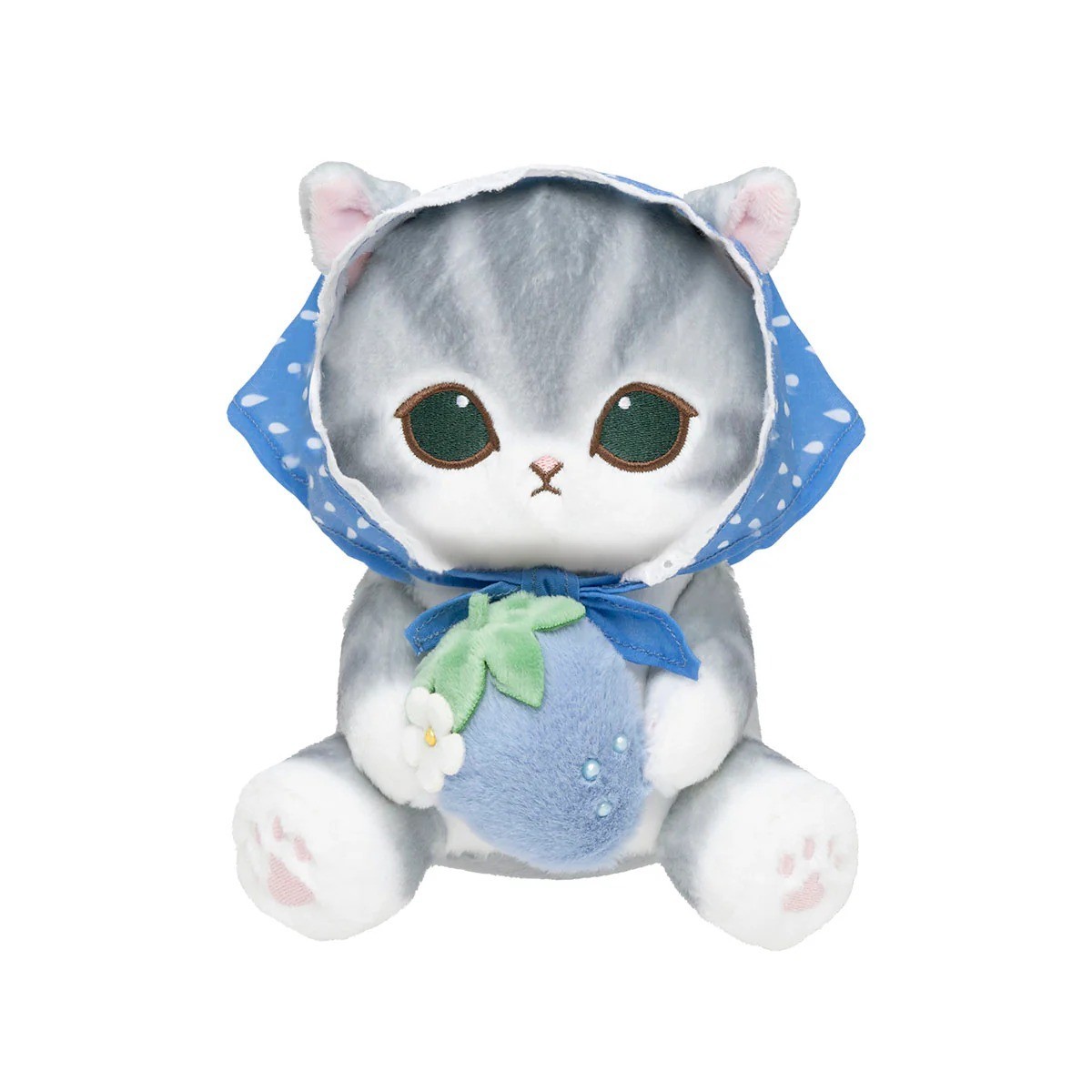 Mofusand Merci Strawberry Plush Stuffed Toy Blue Strawberry 2026 From Japan New