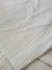 White 100 Cotton Gauze by the Yard Soft and Crinkly Cotton Fabric Muslin Fabric