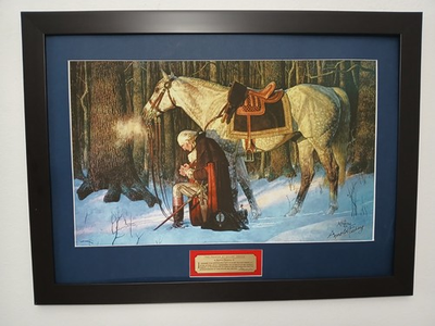 #ad #ad Lithograph Print of “The Prayer At Valley Forge” by Arnold Friberg $249.00