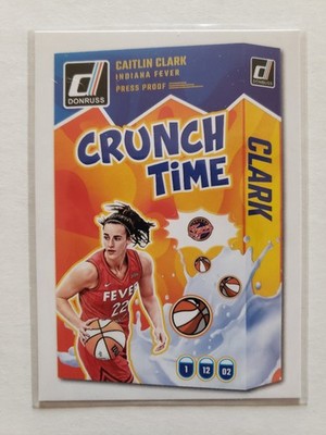 2025 Panini Donruss WNBA Crunch Time Press Proof Caitlin Clark #5 Indiana Fever