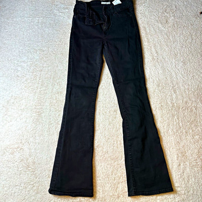 Levi s 725 Series Women s High Rise Regular Fit Bootcut Dark Wash Black Jeans