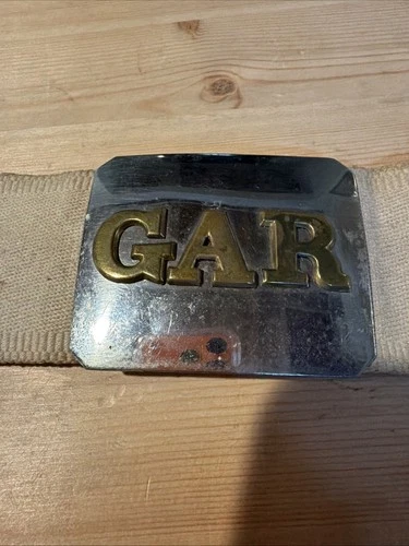 Original 1880's Grand Army Of The Republic GAR Civil War Veterans Belt & Buckle