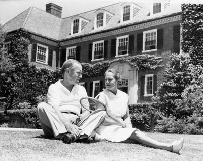 Cohasset MA Mr William C Cox and Mrs Jessie Bancroft Cox Coha- Boston Old Photo