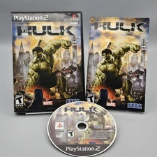 The Incredible Hulk Sony Playstation 2  PS2 CIB Tested Refurbished Excellent