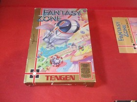 Fantasy Zone (Nintendo NES) Tengen COMPLETE w/ Box manual game WORKS!