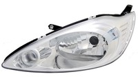 Scheinwerfer Links FüR Ford KA MK2 2008- + Elektr. LWR Stellmotor H4 Halogen