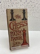 The Chess Pocket Manual G H D Gossip Edward Arnold c1893 Antique Chess Book Rare
