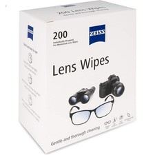 Pre-Moistened Lens Cleaning Wipes, 200 Count