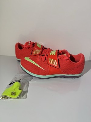 Nike Zoom HJ High Jump Elite Bright Crimson Track Spikes Men's Sz 8.5 FZ9636-600