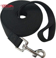Nylon Training Dog Leash for Small Medium Large Dogs, 15Ft 20Ft 30Ft 50Ft Long P