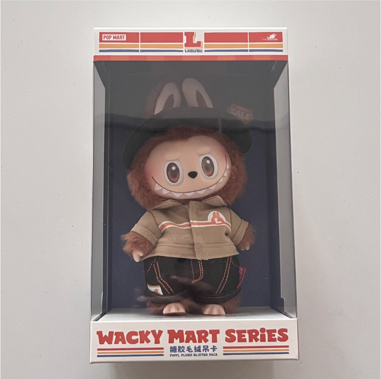 Pop Mart Labubu Wacky Mart Series Vinyl Plush Hanging Card