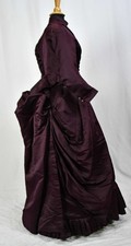 Victorian 2 Piece Visiting Dress 1890s