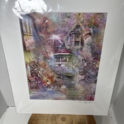RAYMOND MANCINI 2008  '' Cape May, Victorian, NJ  Artistic Collage LTD ED 32/100