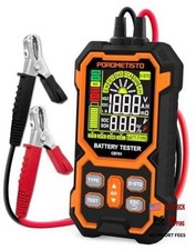 Car Battery Tester, 12V/24V Automotive Battery Diagnostic Tool, 50-2000 CCA