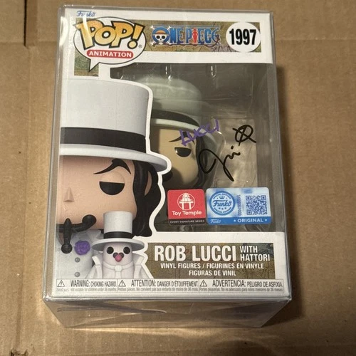 Jason Liebrecht Signed Rob Lucci #1997 One Piece Funko w/ JSA COA & Protector