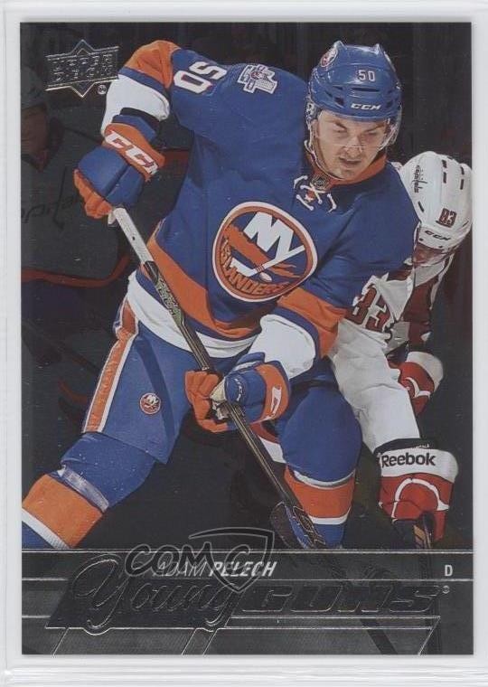 2015-16 Upper Deck Young Guns Silver Foil Board Adam Pelech #465 au7