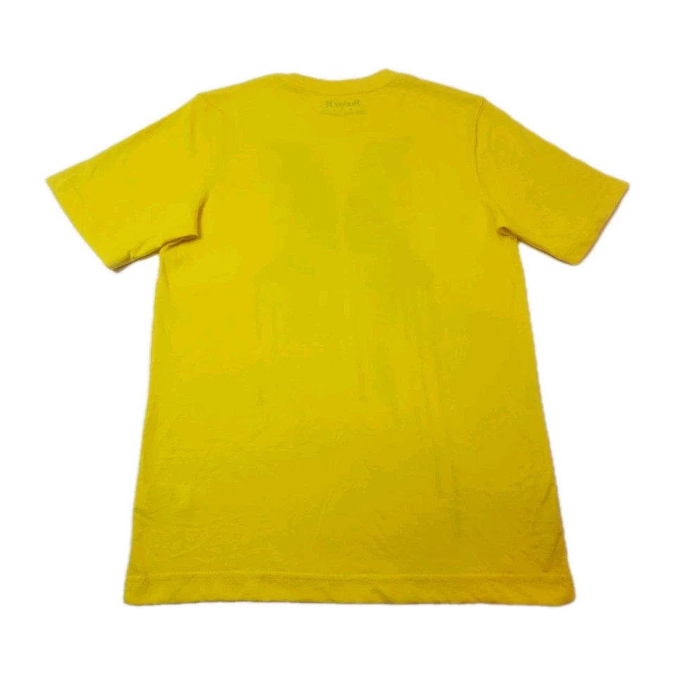 Hurley Shirt Kids Size Large Yellow Short Sleeve Causal Comfort Graphic New, NWT - Image 2 of 4