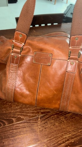 Tommy Bahama Duffel Bag Leather Brand New
