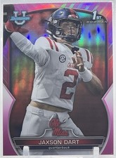 💥JAXSON DART 1ST PINK REFRACTOR💥2022 BOWMAN UNIVERSITY PINK CHROME ROOKIE🔥🔥