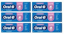 Oral-B Pro-Expert Sensitive Toothpaste 24h Protection 75ml | 6 Pack 41.09 per litre
