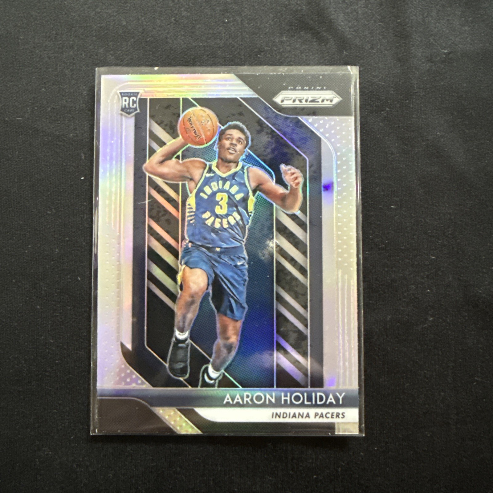 2018-19 Prizm Basketball Aaron Holiday Silver Prizm RC Indiana Pacers