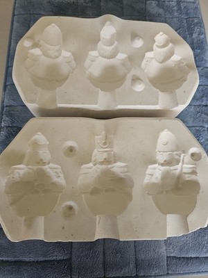 VINTAGE SCIOTO 2487 ROLY POLY ORNS. CERAMIC SLIP CAST MOLD