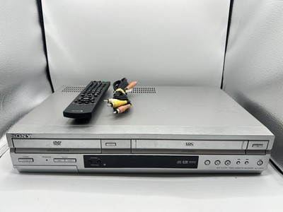 Sony SLV-D251P DVD VCR Combo 19-Micron Progressive Scan w/ Remote Cables Tested
