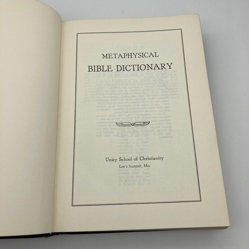 METAPHYSICAL BIBLE DICTIONARY Unity School Of Christianity 1931 Hardback Book HC - Picture 8 of 16