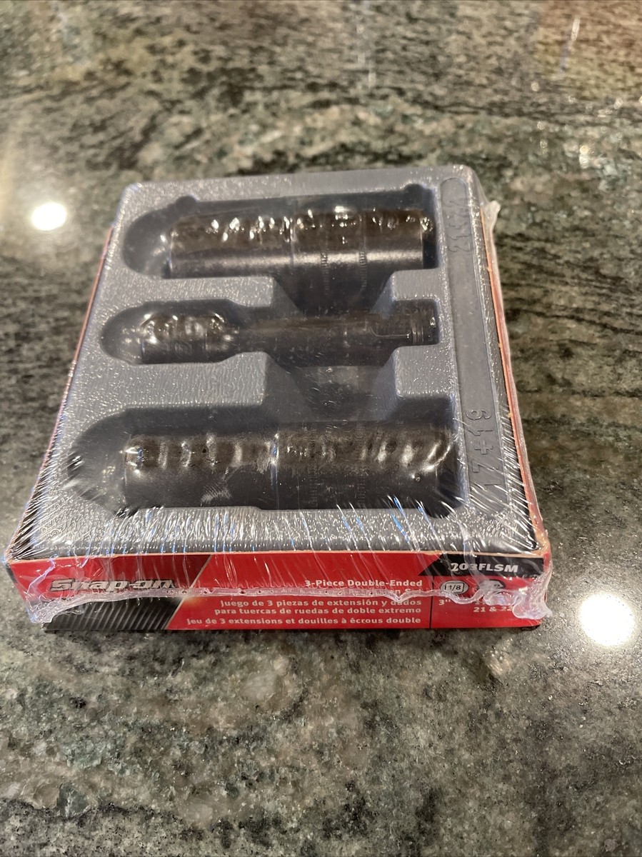 Snap On 203flsm 3 pc 3/8 drive lug nut socket set sealed | eBay