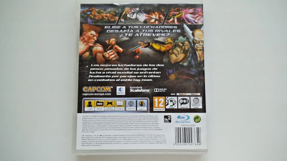 Street Fighter  X Tekken  (  Playstation 3)   Handbuch,  komplett ,  ( spanisch) - Bild 2 von 4