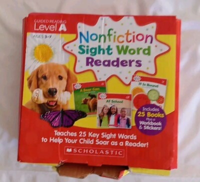 Nonfiction Sight Word Readers Set, Level A, Set of 25 Books