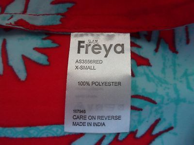 FREYA SOUTH PACIFIC RED BEACH DRESS Style 3556 size XS-$65 | eBay