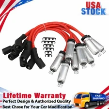 PERFORMANCE Spark Plug Wire Kit For Chevy Silverado GMC Sierra 748GG 5.3/6.0L V8