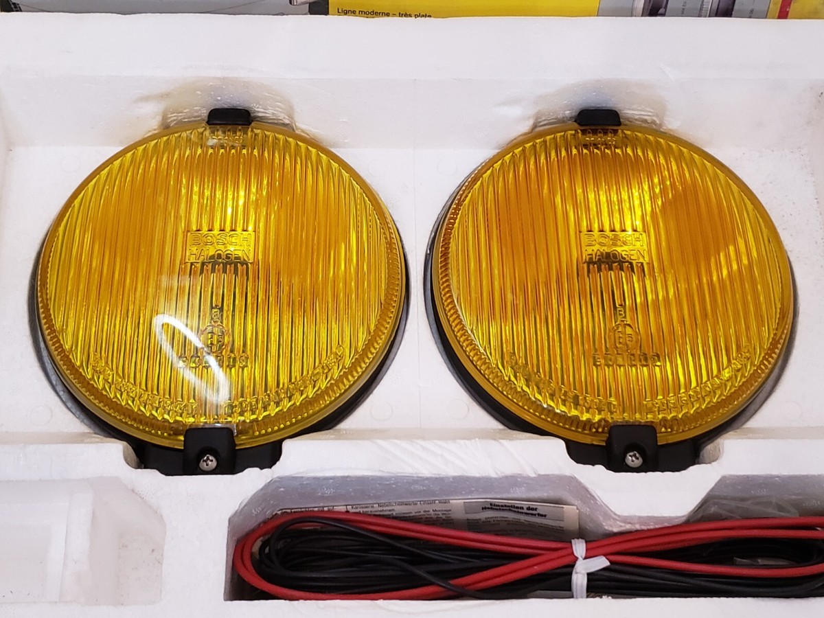 Bosch Pilot 160 Yellow Fog Lamps Light Fits Mercedes W115