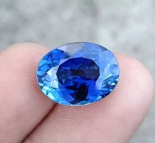 16.40 Ct Natural Ceylon Royal Blue Sapphire Oval Cut Loose Certified Gemstone