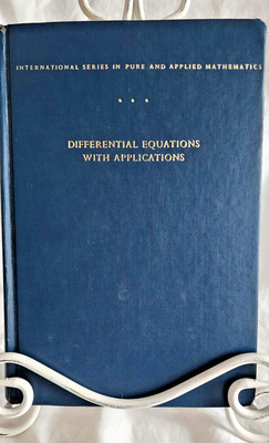 Differential Equations w/Application- International Series Pure and Applied Math