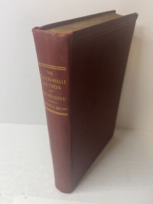 1920 The Muller-Walle Method Lip-Reading for the Deaf by Martha Bruhn Hardcover