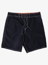 Quiksilver Waterman Throwback Boardshort Swim Trunk Mens 38 Black NEW