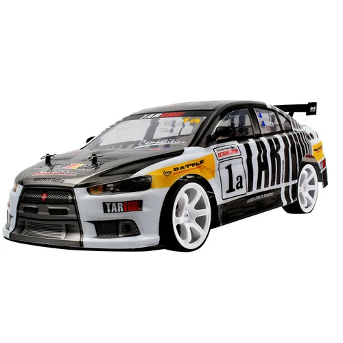 Nuevo coche de carreras a escala 1:10 70 km/h alta velocidad 4x4 RC 2,4 GHz RTR RC vehículo de deriva - Imagen 7 de 12