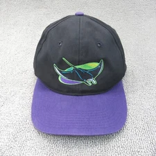 Vintage Tampa Bay Devil Rays NEW ERA Hat Cap Strapback 90s MLB KMG Pro Model