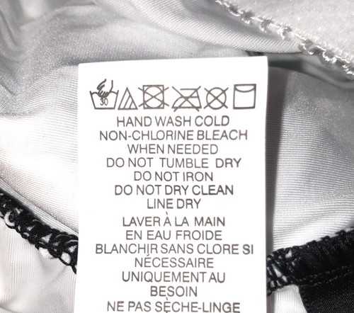 NWT - La Blanca 20W Black White Polka Dots 1 PC One-Piece Swimsuit Waist Tie E12 - Picture 11 of 13