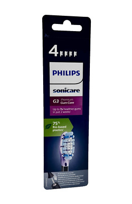 Philips Sonicare G3 Premium Gum Care Standard-Bürstenköpfe Schwarz 4er Pack