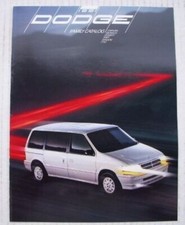 Mopar Dealer Brochure 1991 Dodge Mini Van Caravan NOS