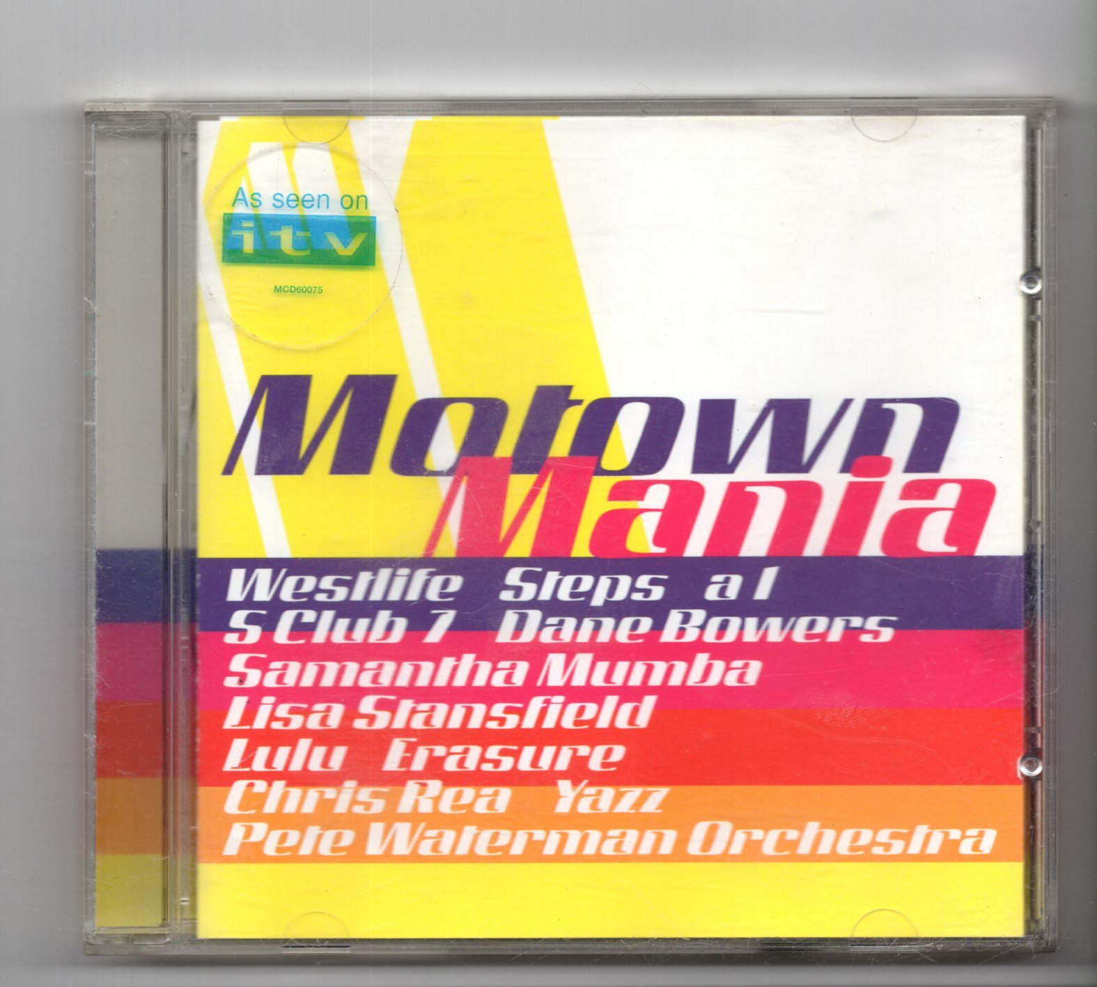 (JQ548) Motown Mania, 12 tracks various artists - 2000 CD