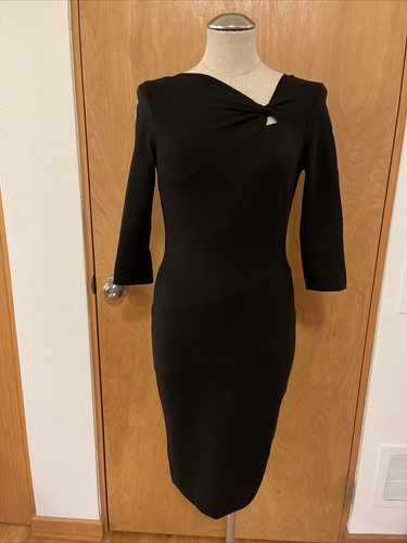 ESCADA Black Cocktail Dress, EXCELLENT, Size 34/XS/S - 第 1/8 張圖片