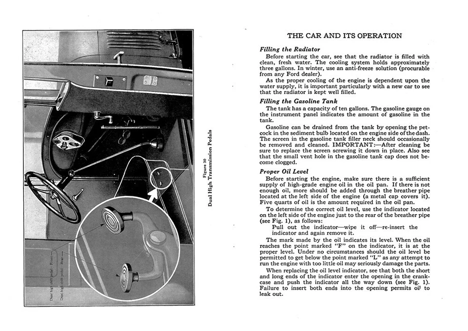 Ford Modelo A 1929 Manual de instrucciones Guía del propietario Libro de instrucciones Foto 3 de 4