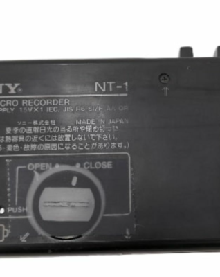 Sony NT-1 Scoopman Digital Micro Recorder Black Recording 1992