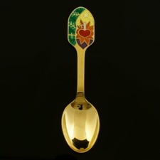 Danish Gilded Christmas Spoon, 2001 - A. Michelsen